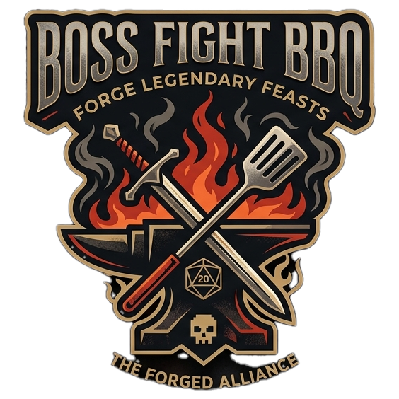 Boss Fight BBQ Logo